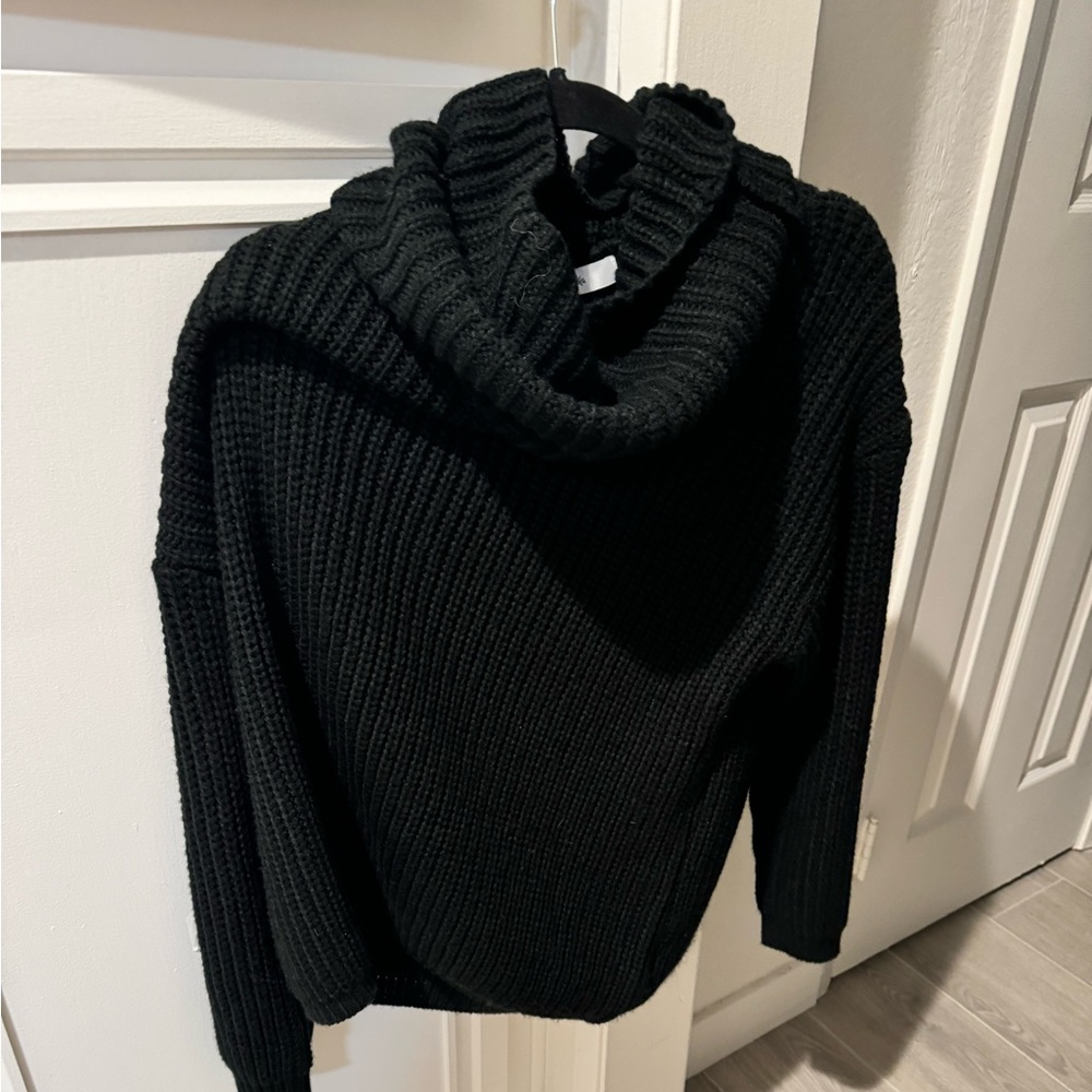Oversized cowl neck sweater